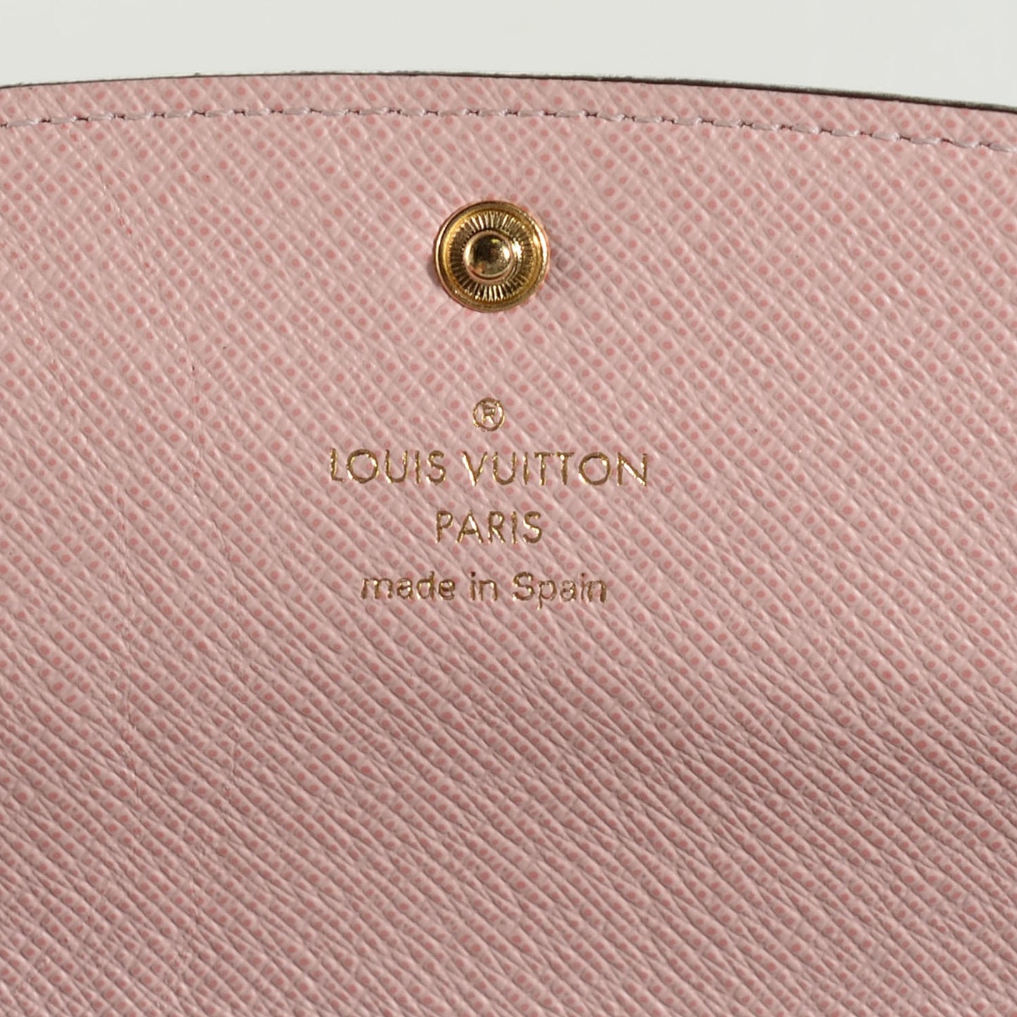 Monogram Emilie Wallet Rose Ballerine