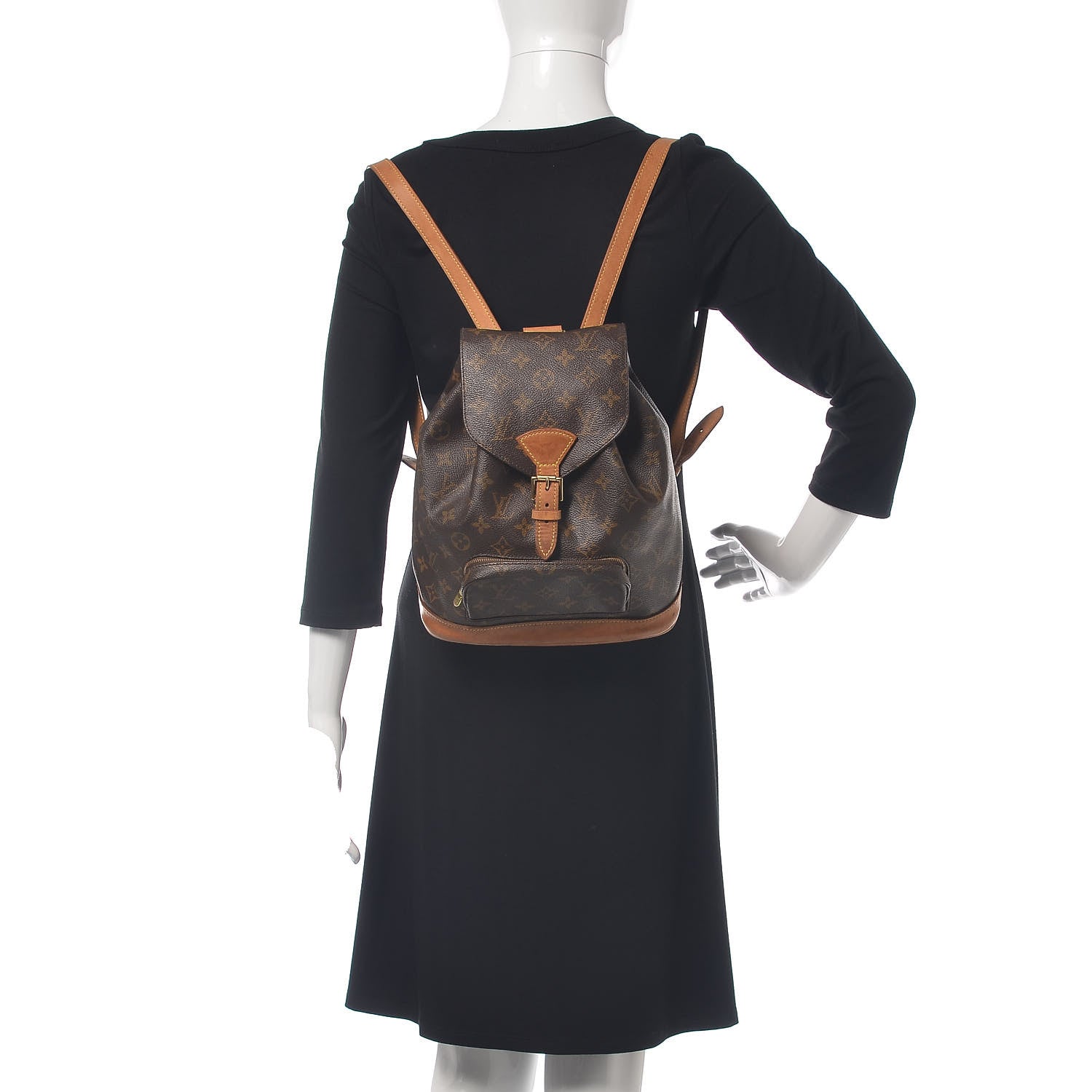 Louis Vuitton Monogram Montsouris MM Backpack 2 of 13