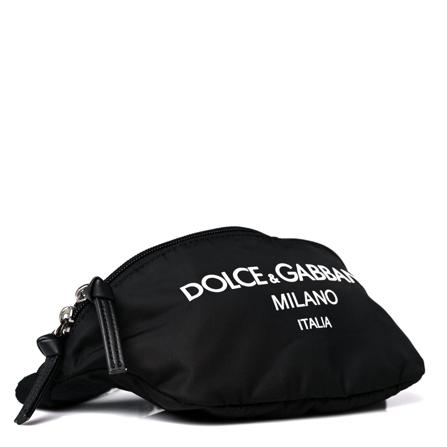 Nylon Logo Belt Bag Black