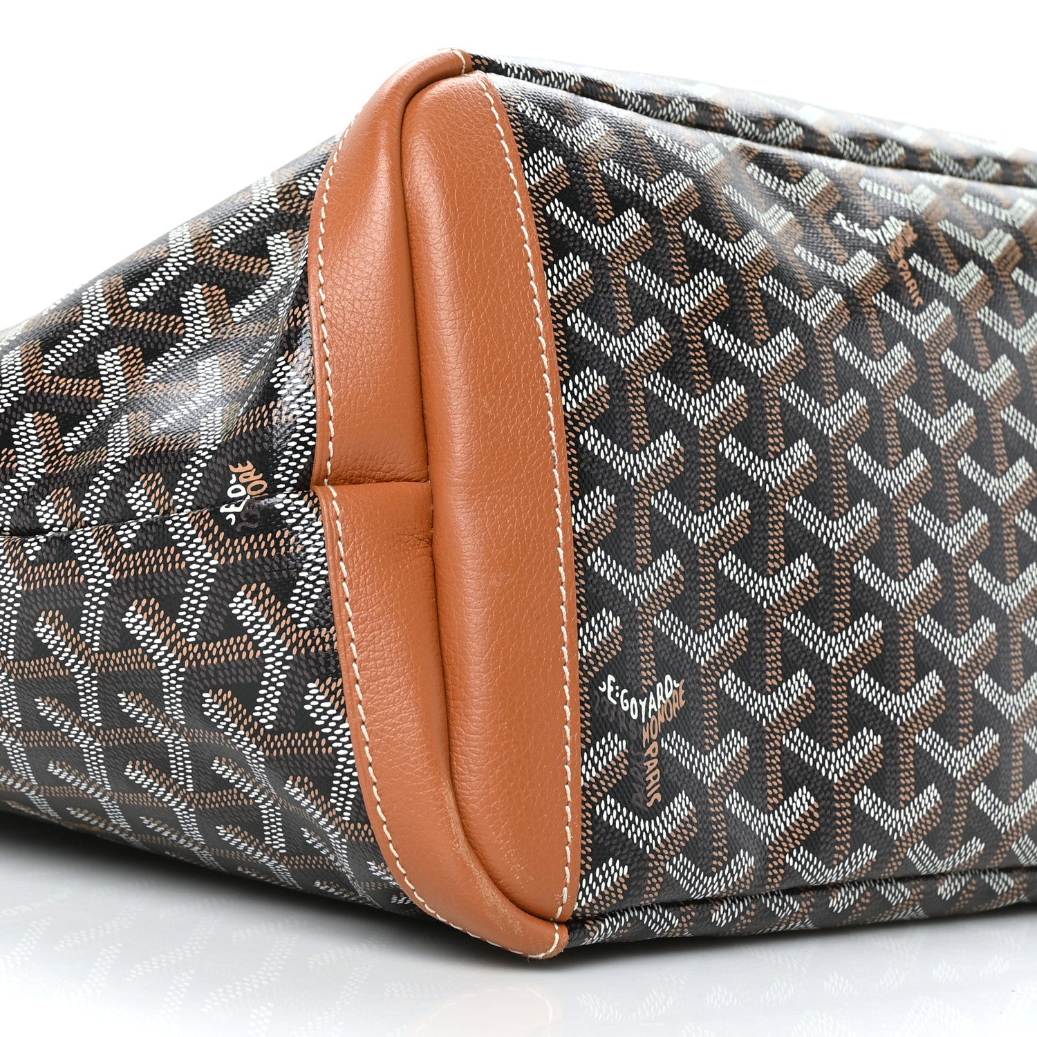 Goyard Goyardine Artois MM Black Gold 7 of 8