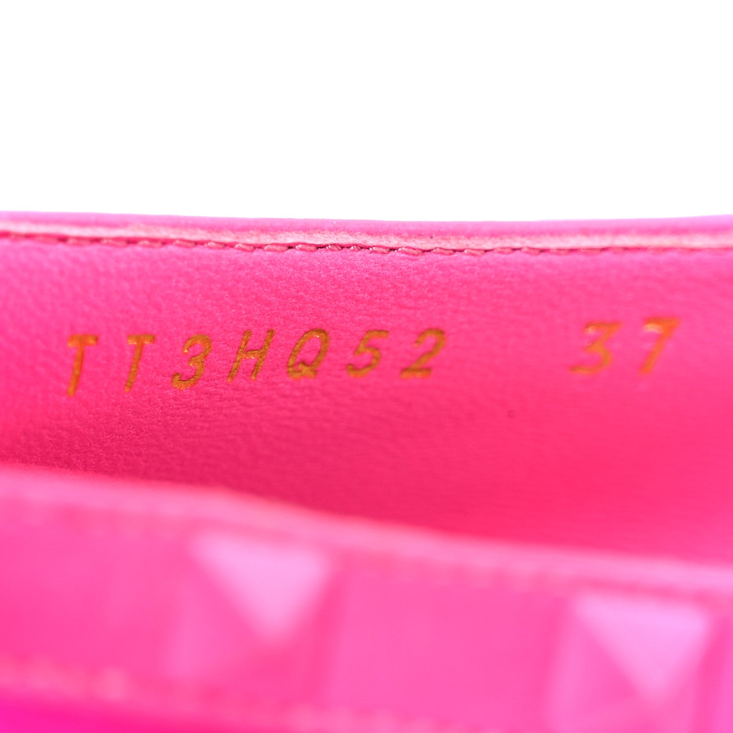 Valentino Garavani Satin Nappa Rockstud Ballerina Flats 37 Fuchsia
