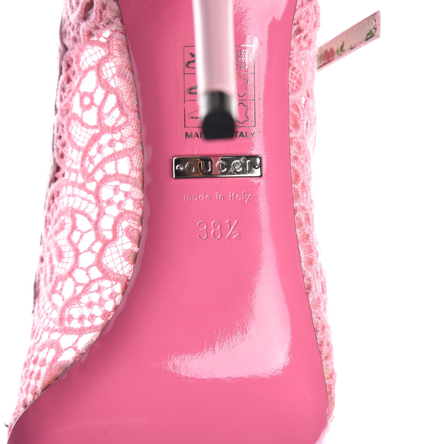 Lace Pizzo Venice Pumps 38.5 Sugar Pink