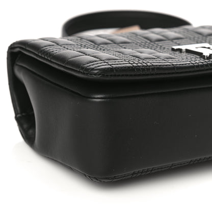 Burberry Lambskin Quilted Small Lola Bag Black 10 of 11