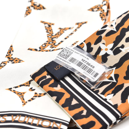 Louis Vuitton Silk Monogram Giant Jungle Bandeau Ivory 4 of 4