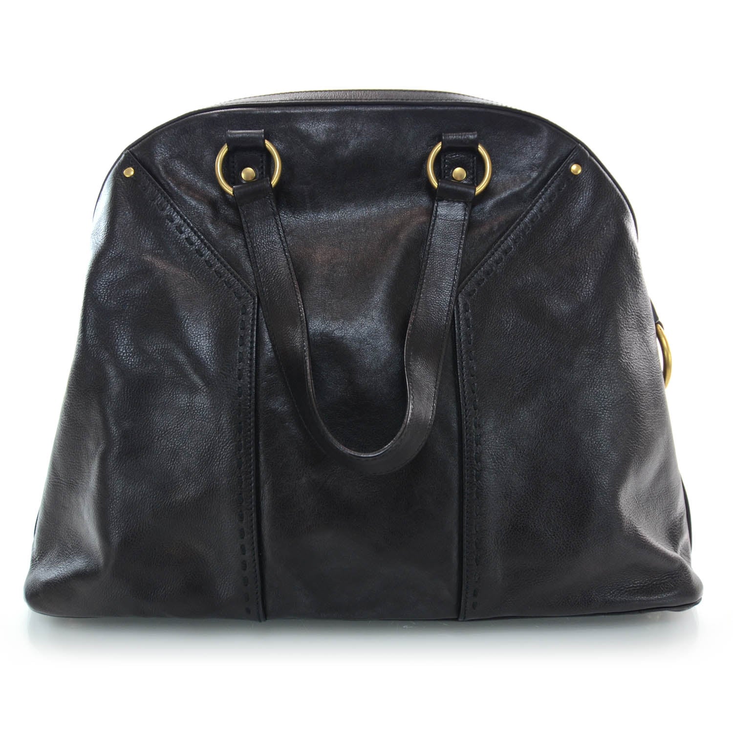 Saint Laurent Leather Oversized Muse Black 3 of 8