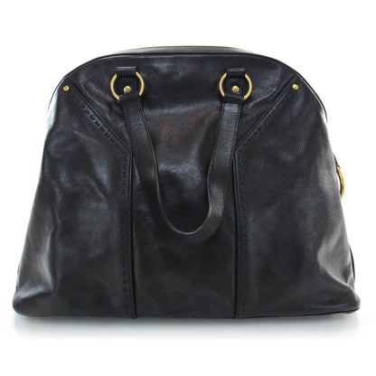 Saint Laurent Leather Oversized Muse Black 3 of 8