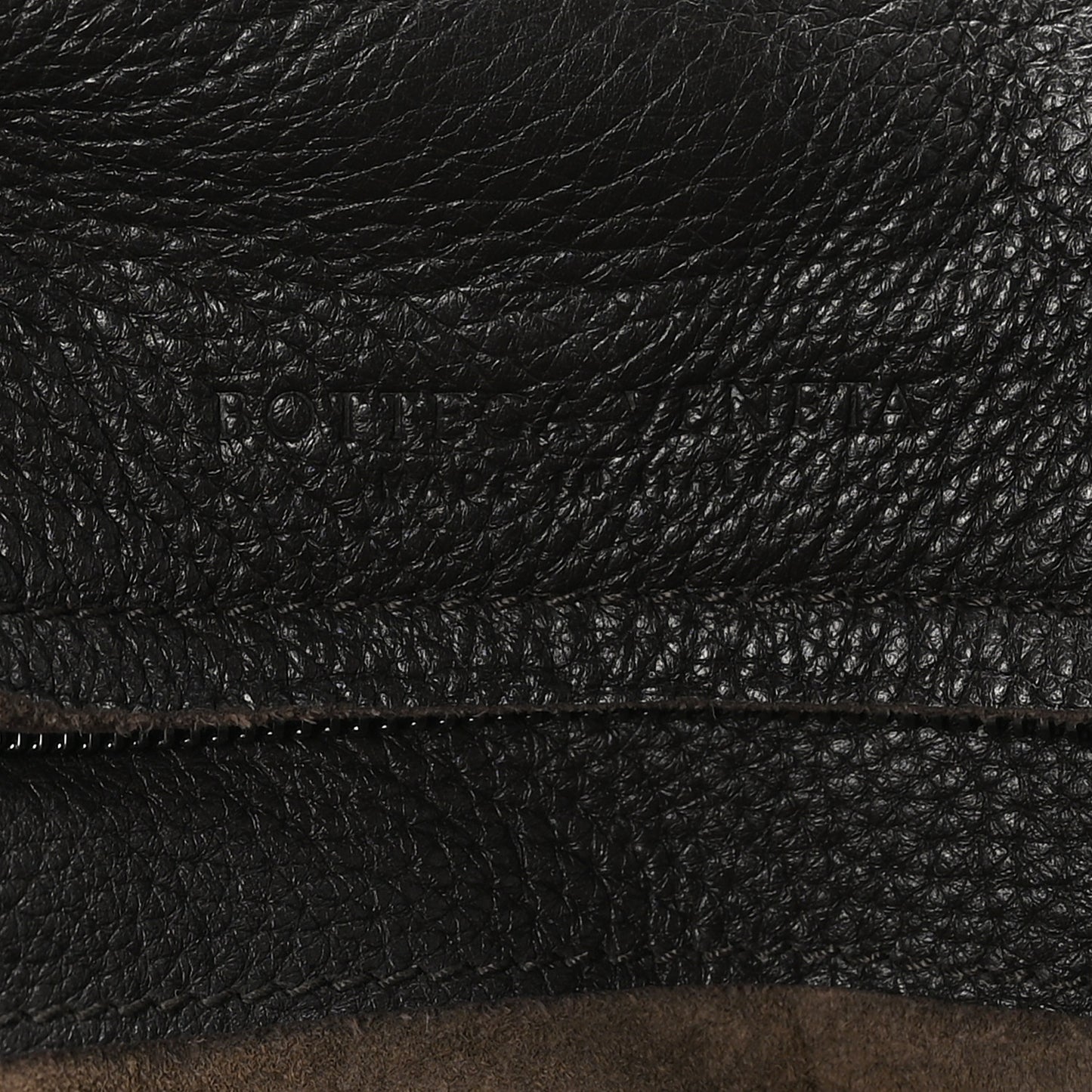 Cervo Deerskin Large Hobo Ebano