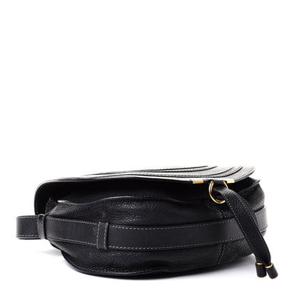 Chloe Calfskin Medium Marcie Round Crossbody Bag Black 4 of 11