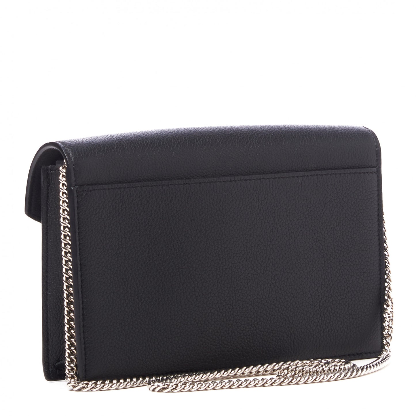 Soft Calfskin My Lockme Chain Pochette Black