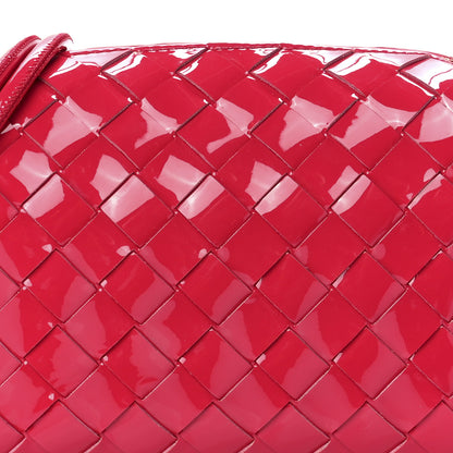 Bottega Veneta Patent Nappa Intrecciato Mini Loop Camera Bag Candy Stripe 7 of 10