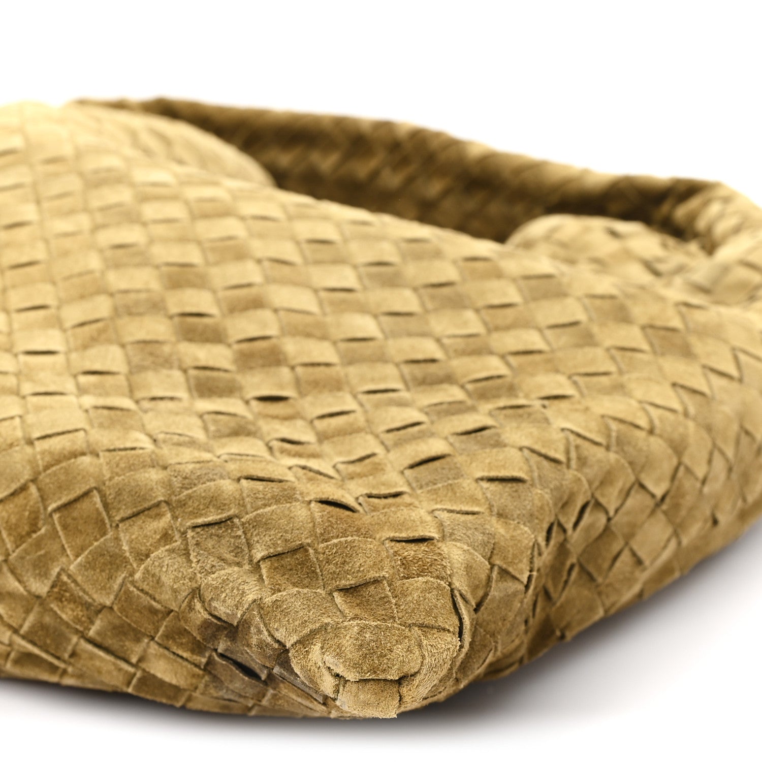 Bottega Veneta Suede Intrecciato Large Hop Mud 10 of 10