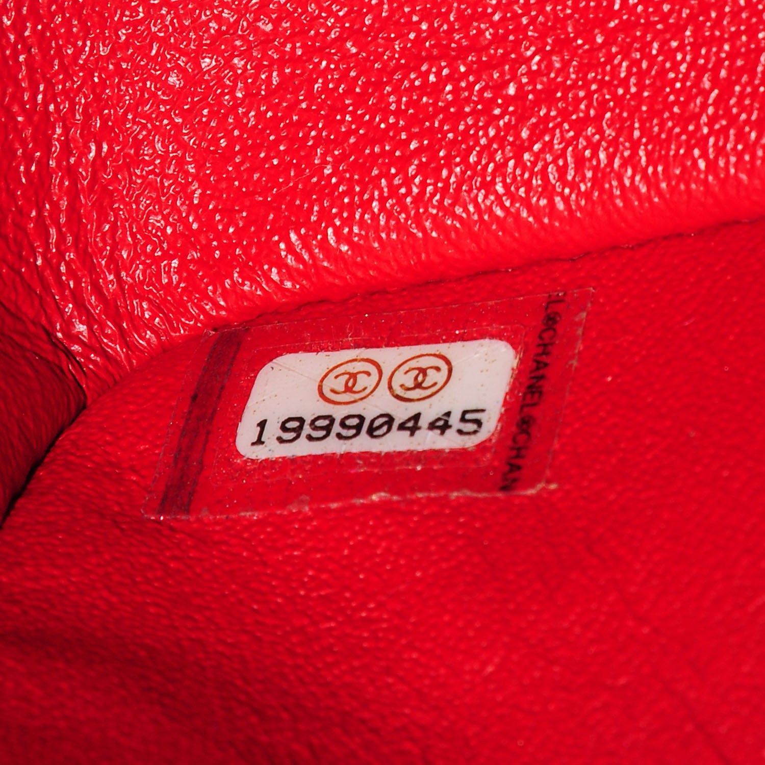 Chanel Lambskin Quilted Jumbo Double Flap Red 8 of 8