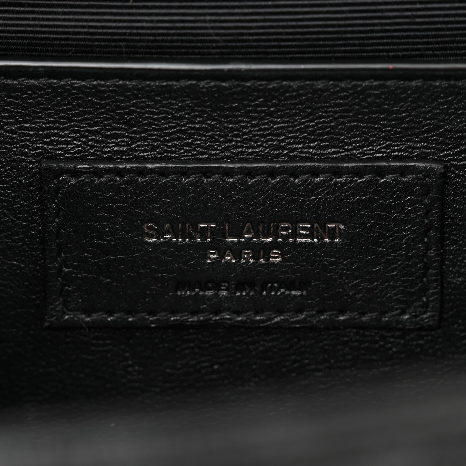 Saint Laurent Grain De Poudre Textured Mixed Matelasse Triquilt Medium Monogram Monochrome Satchel Black 6 of 11