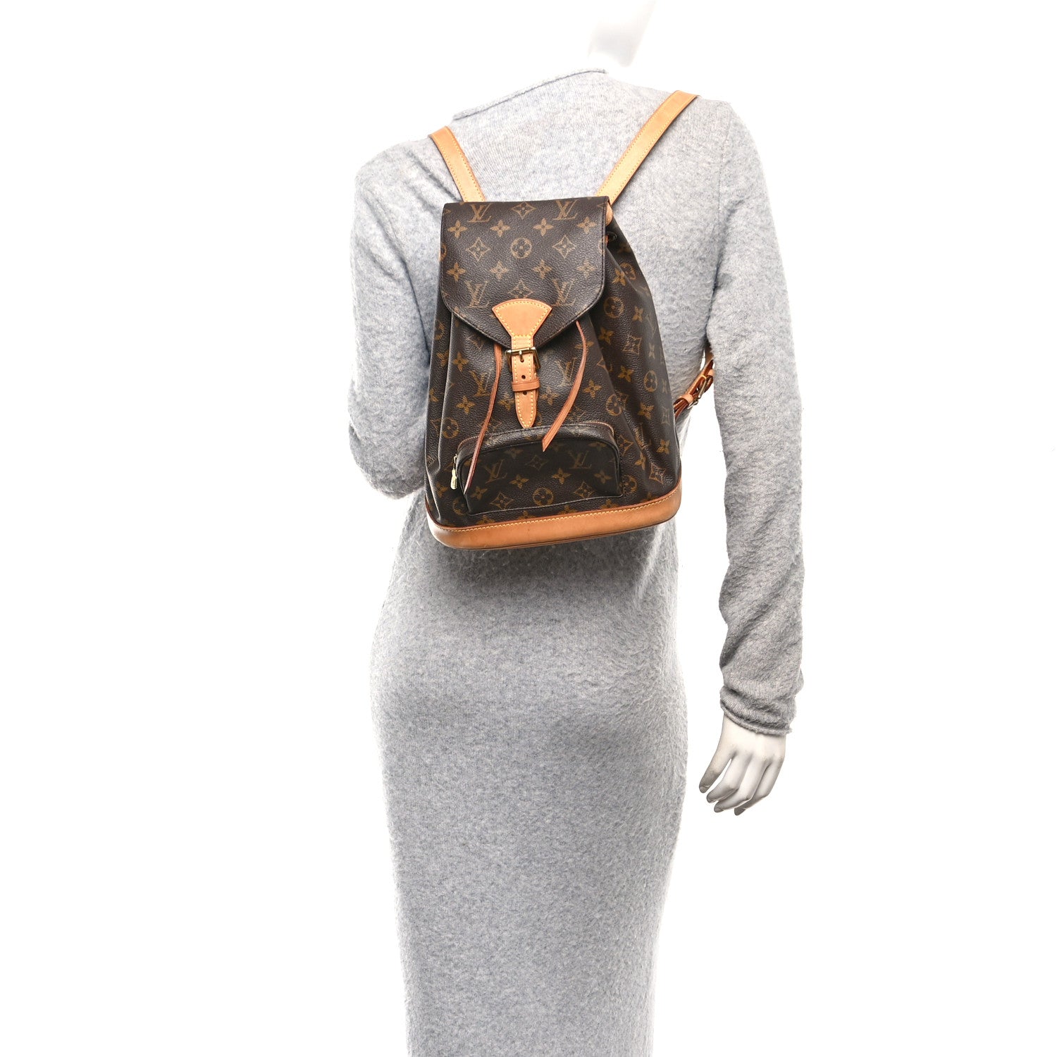Louis Vuitton Monogram Montsouris MM Backpack 2 of 14