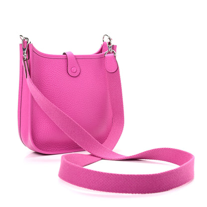 Hermes Taurillon Clemence Evelyne TPM Magnolia 3 of 9
