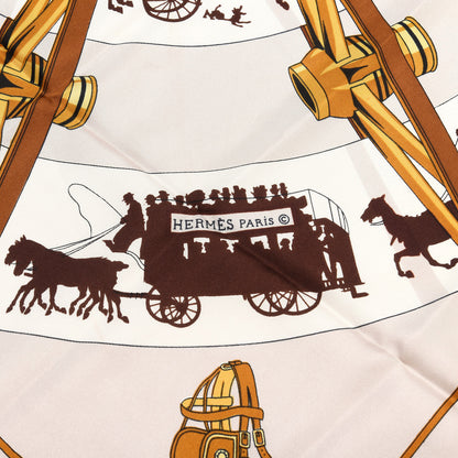 Hermes Silk Paris Qui Roule Scarf 90 2 of 3