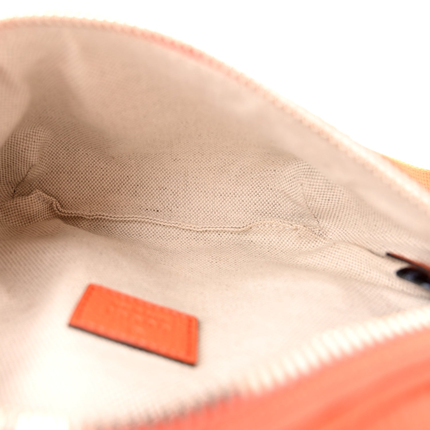 Gucci Piuma Calfskin Jumbo GG Embossed Small Belt Bag Good Orange 5 of 15