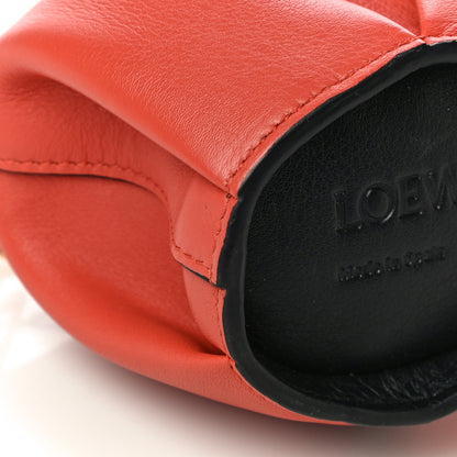 Loewe Calfskin Elephant Pouch Vermillion 9 of 10