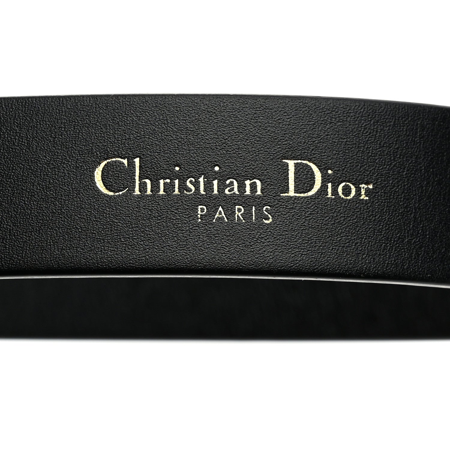 Christian Dior Calfskin Saddle Belt 75 30 Black 4 of 7