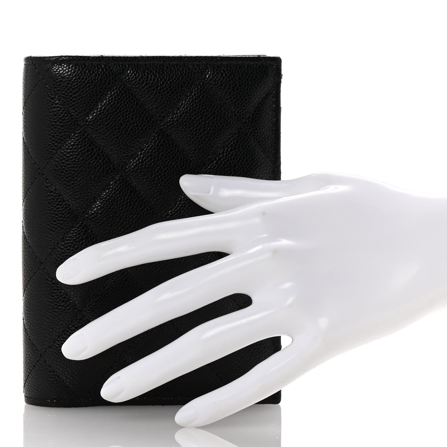 Chanel Caviar Quilted Passport Holder Black 2 of 8