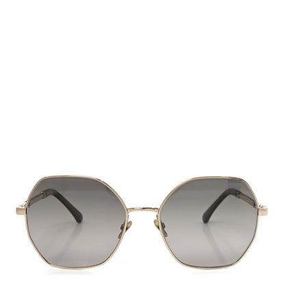 Chanel Pearl Sunglasses 4281-Q-H Black Gold 2 of 7