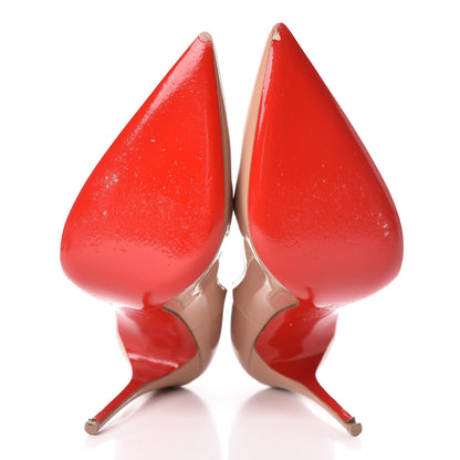 Christian Louboutin Patent So Kate 120 Pumps 40 Nude 7 of 14