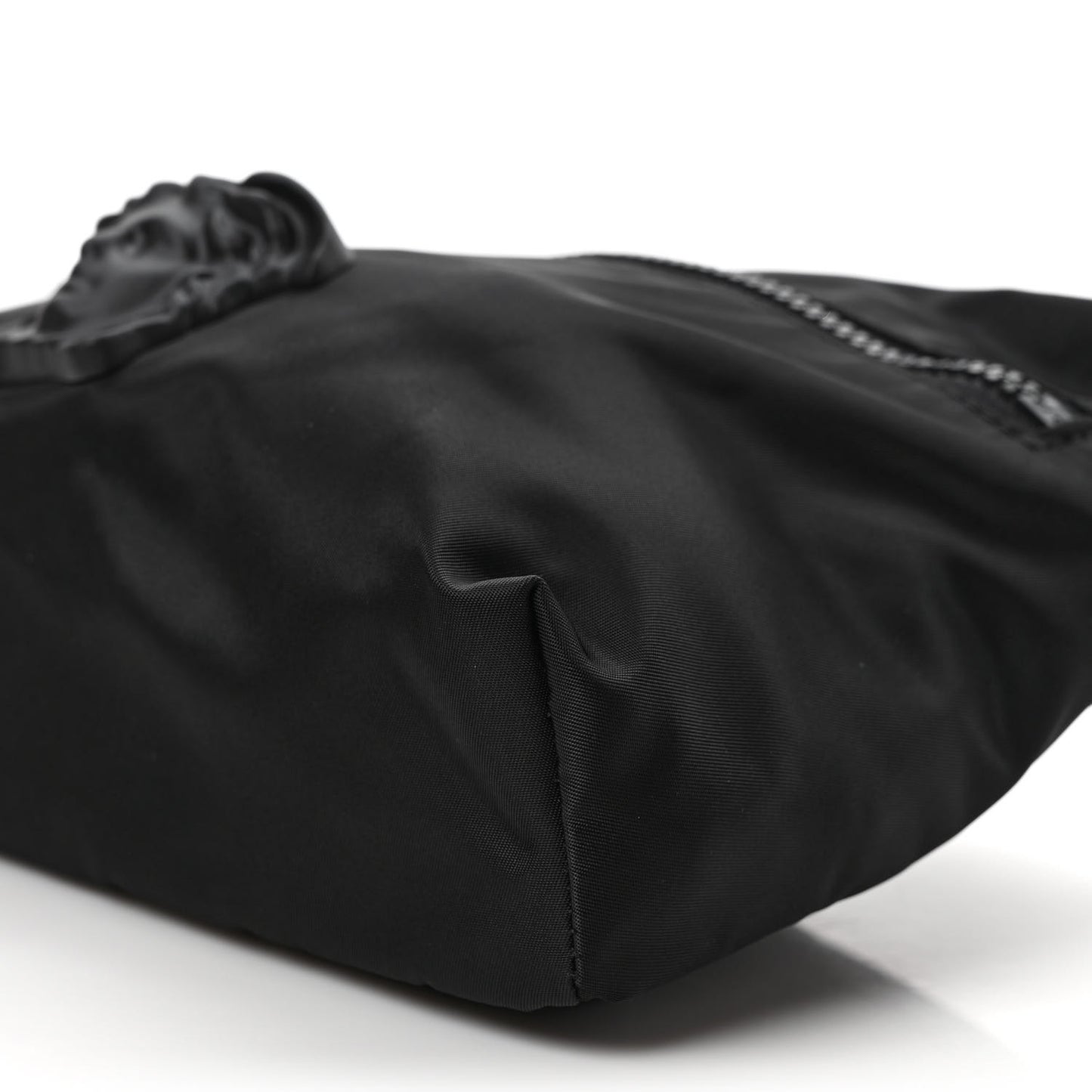 Nylon Palazzo Medusa Belt Bag Black Ruthenium