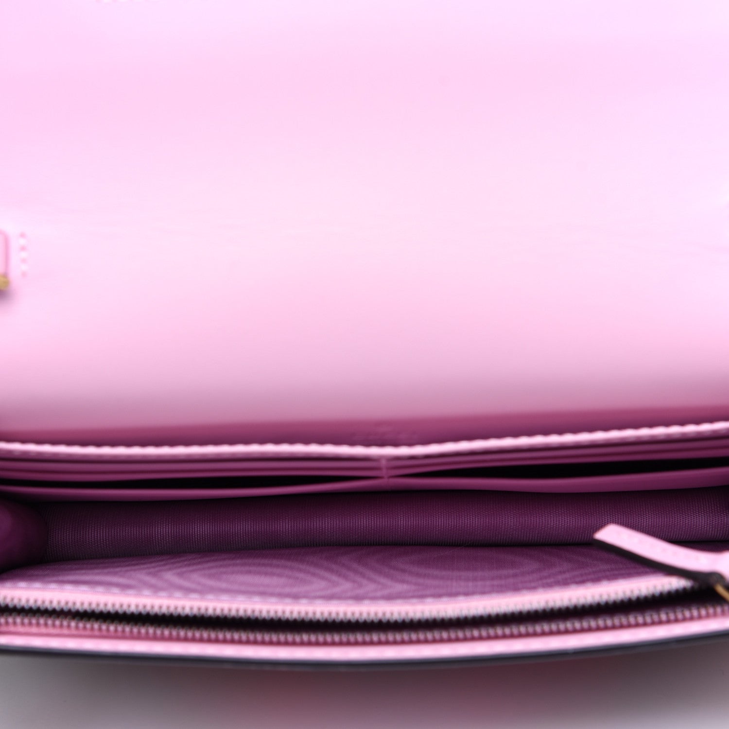 Gucci GG Supreme Monogram Strawberry Chain Wallet 5 of 11