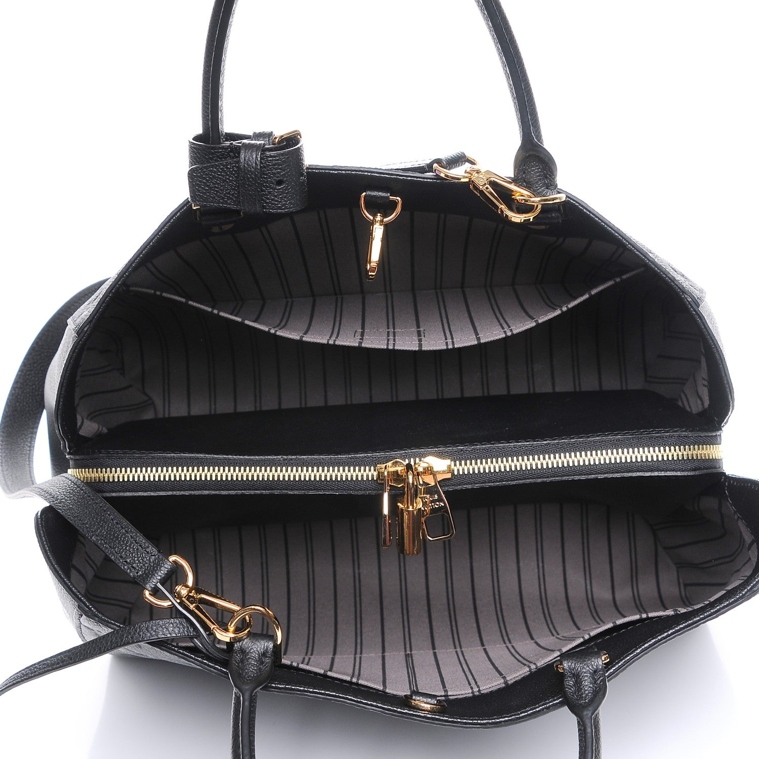 Louis Vuitton Empreinte Montaigne GM Black 6 of 8