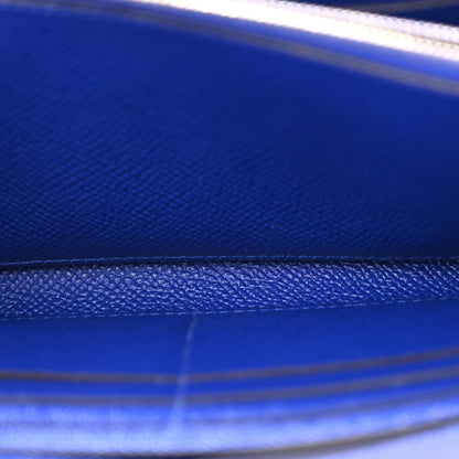 Hermes Epsom Kelly Longue Wallet Bleu Electrique 5 of 9