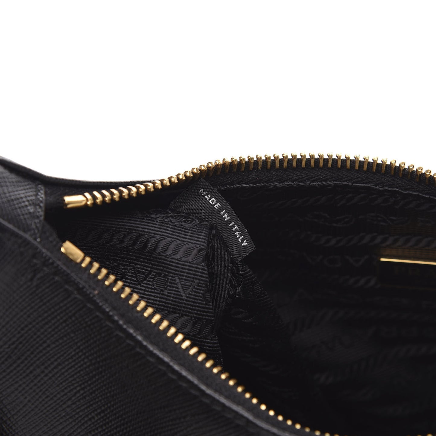 Saffiano Lux Re-Edition 2005 Shoulder Bag Black