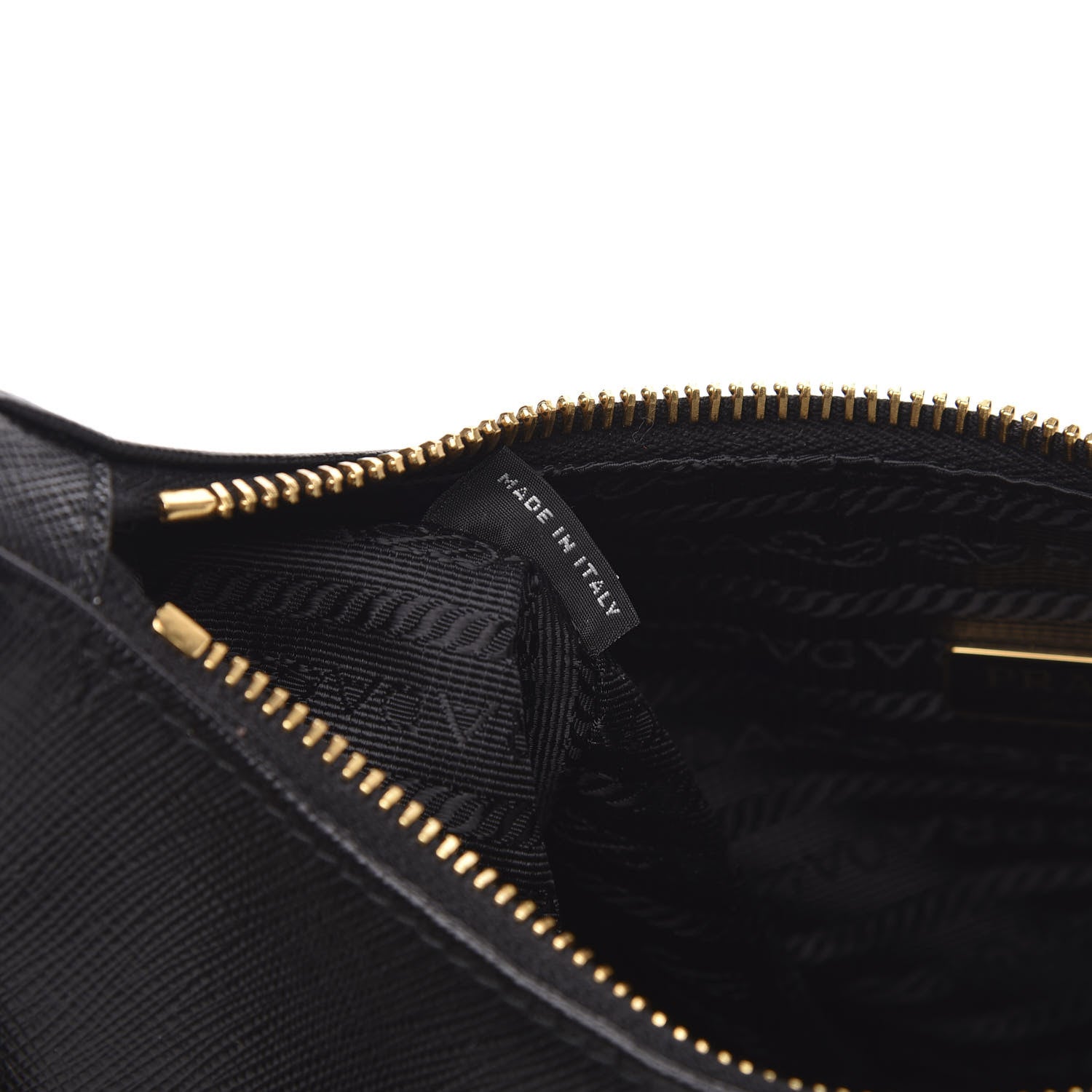Prada Saffiano Lux Re-Edition 2005 Shoulder Bag Black 7 of 9