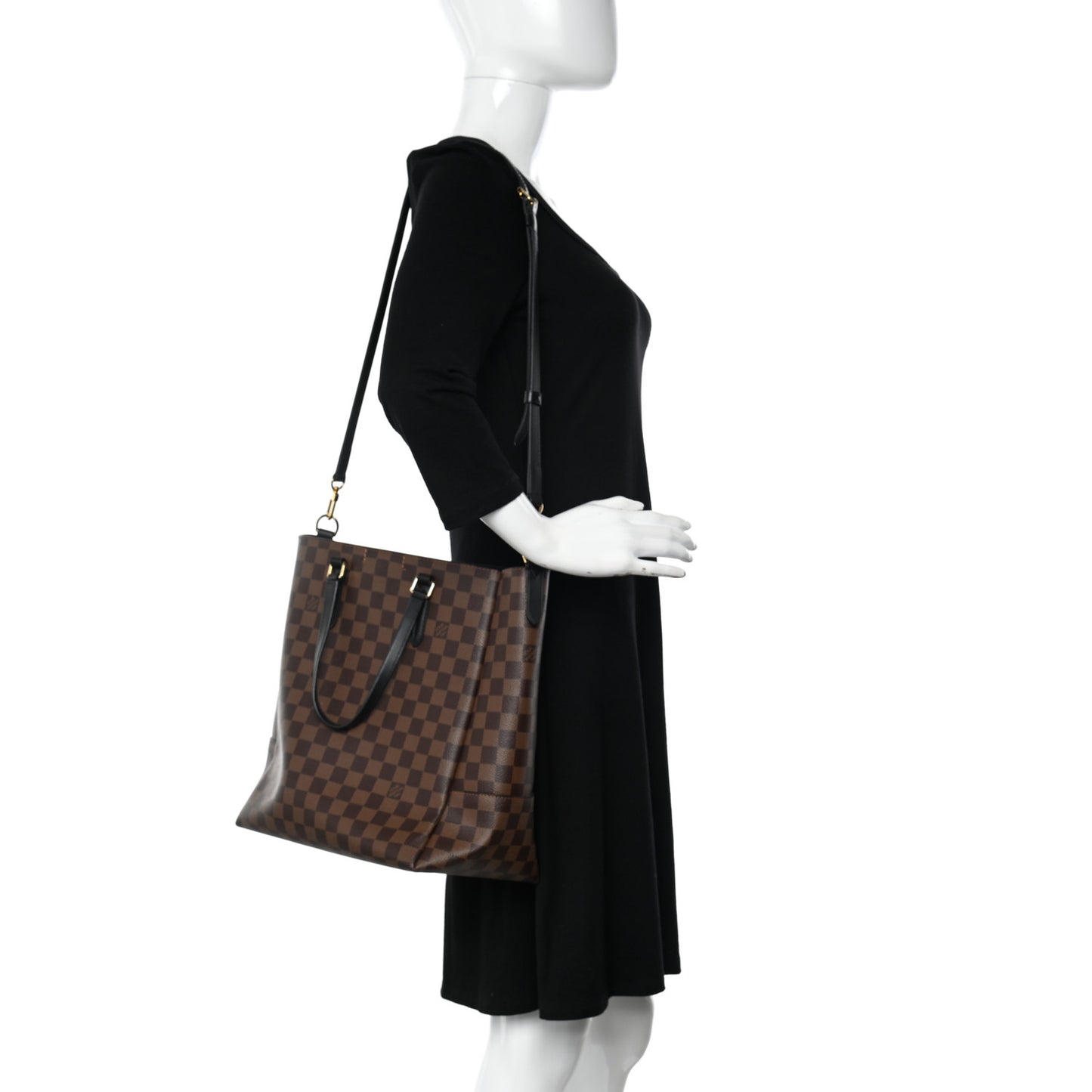 Damier Ebene Belmont MM Black