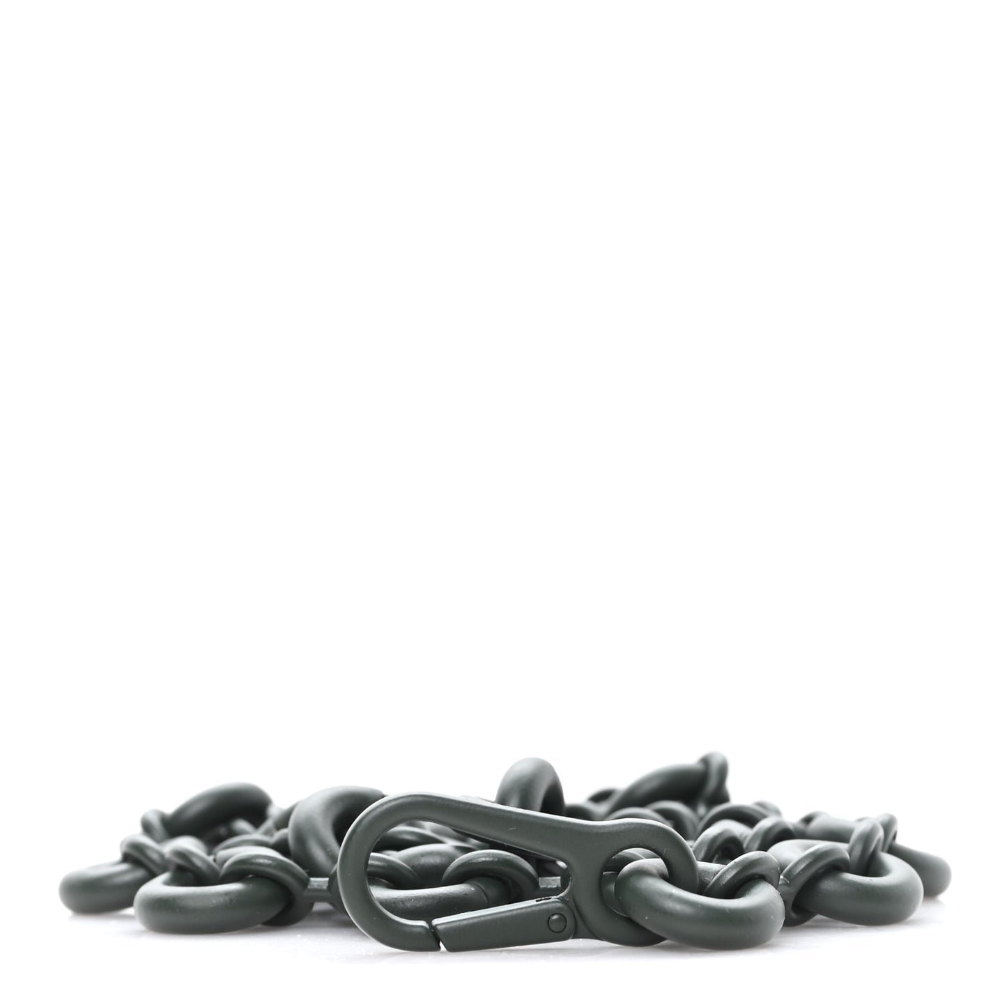 Brass Monochrome Donut Chain Shoulder Strap Olive Green