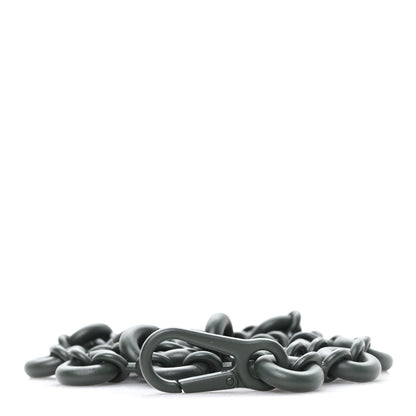 Loewe Brass Monochrome Donut Chain Shoulder Strap Olive Green 1 of 4