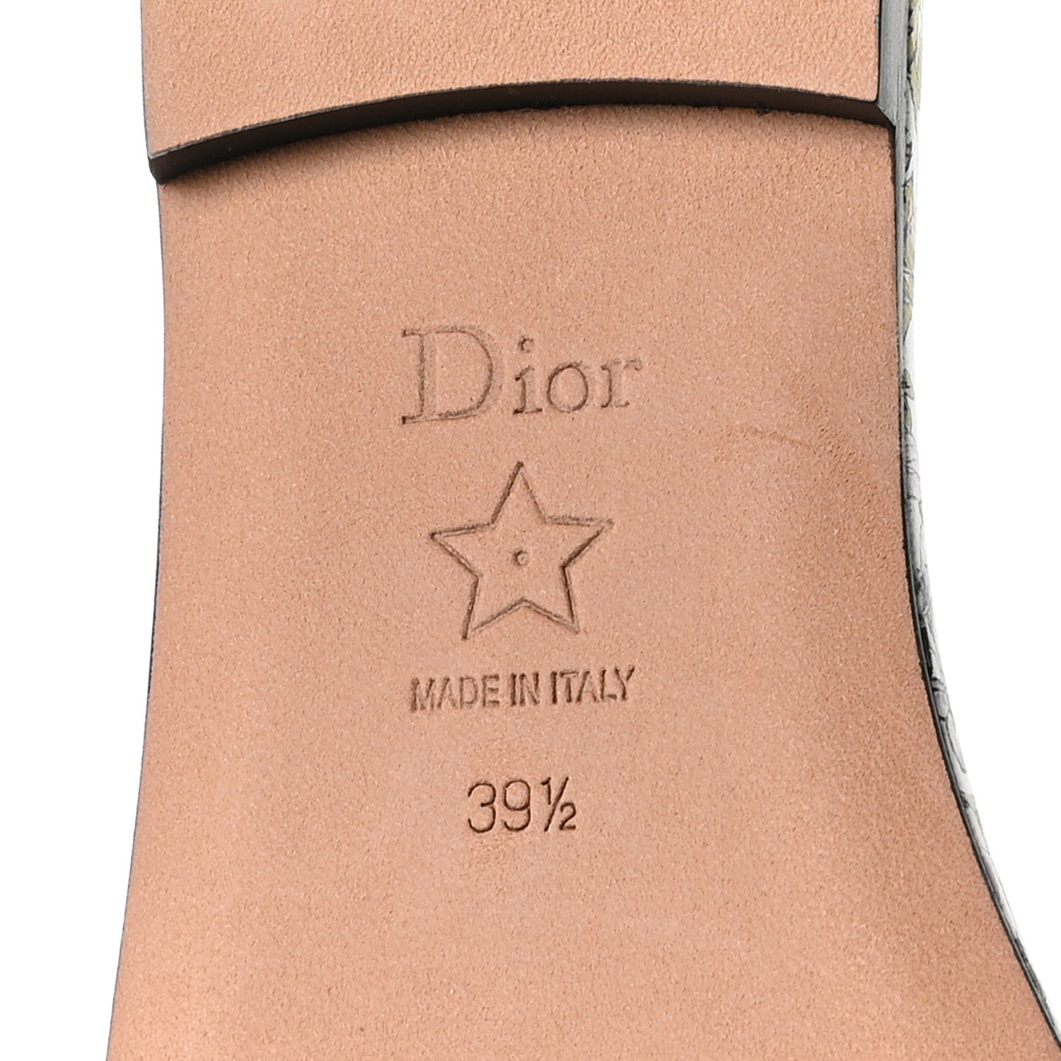 Christian Dior Canvas Embroidered D-Floral Dway Mules Slide Sandals 39.5 Off White Multicolor 7 of 9