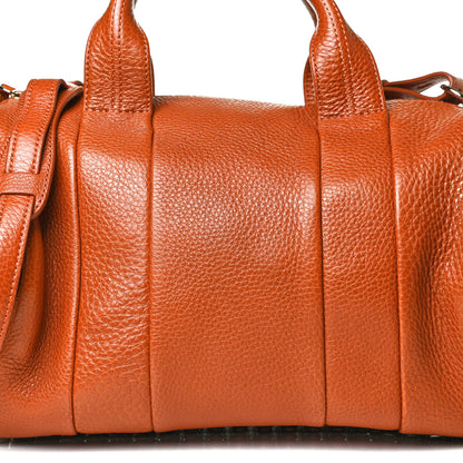 Alexander Wang Pebbled Lambskin Rocco Gold Hardware Brown 10 of 16
