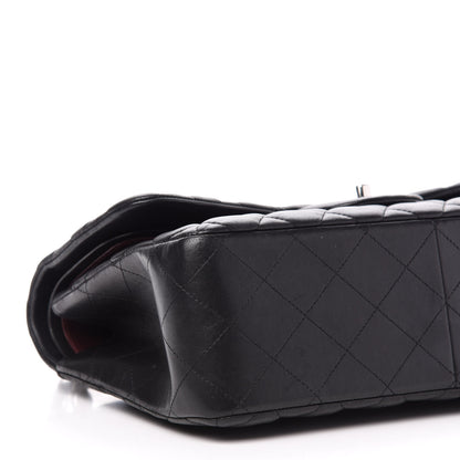 Chanel Lambskin Quilted Jumbo Double Flap Black 11 of 14