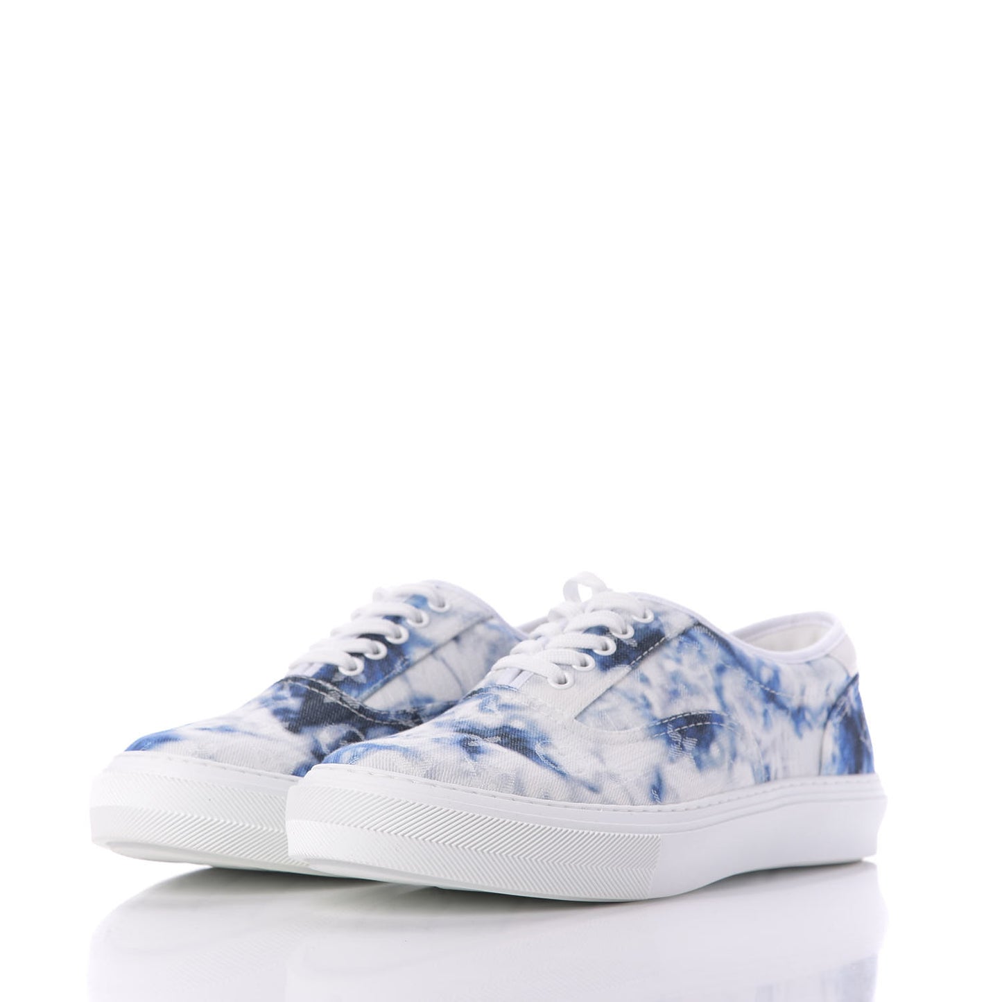 Denim Monogram Trocadero Tie Dye Sneakers 8.5 Marine