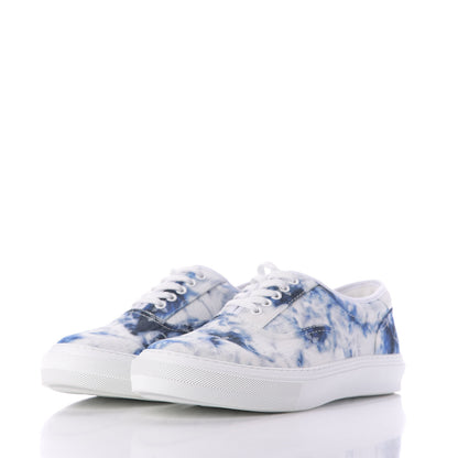 Louis Vuitton Denim Monogram Trocadero Tie Dye Sneakers 8.5 Marine 2 of 10