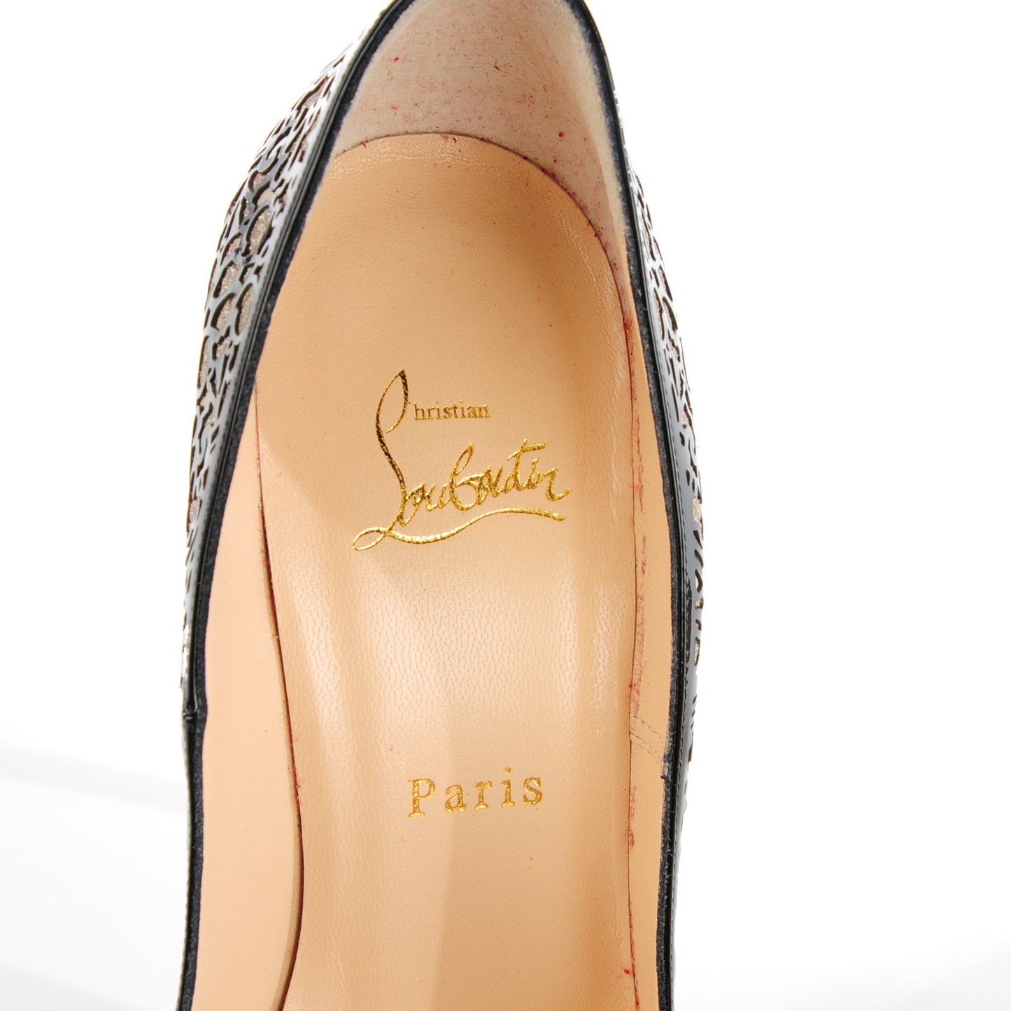 Patent Lace Glitter So Pretty 120 Pumps 40 Black
