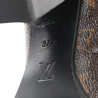 Louis Vuitton Patent Calfskin Monogram Star Trail Ankle Boots 37.5 Black 6 of 12