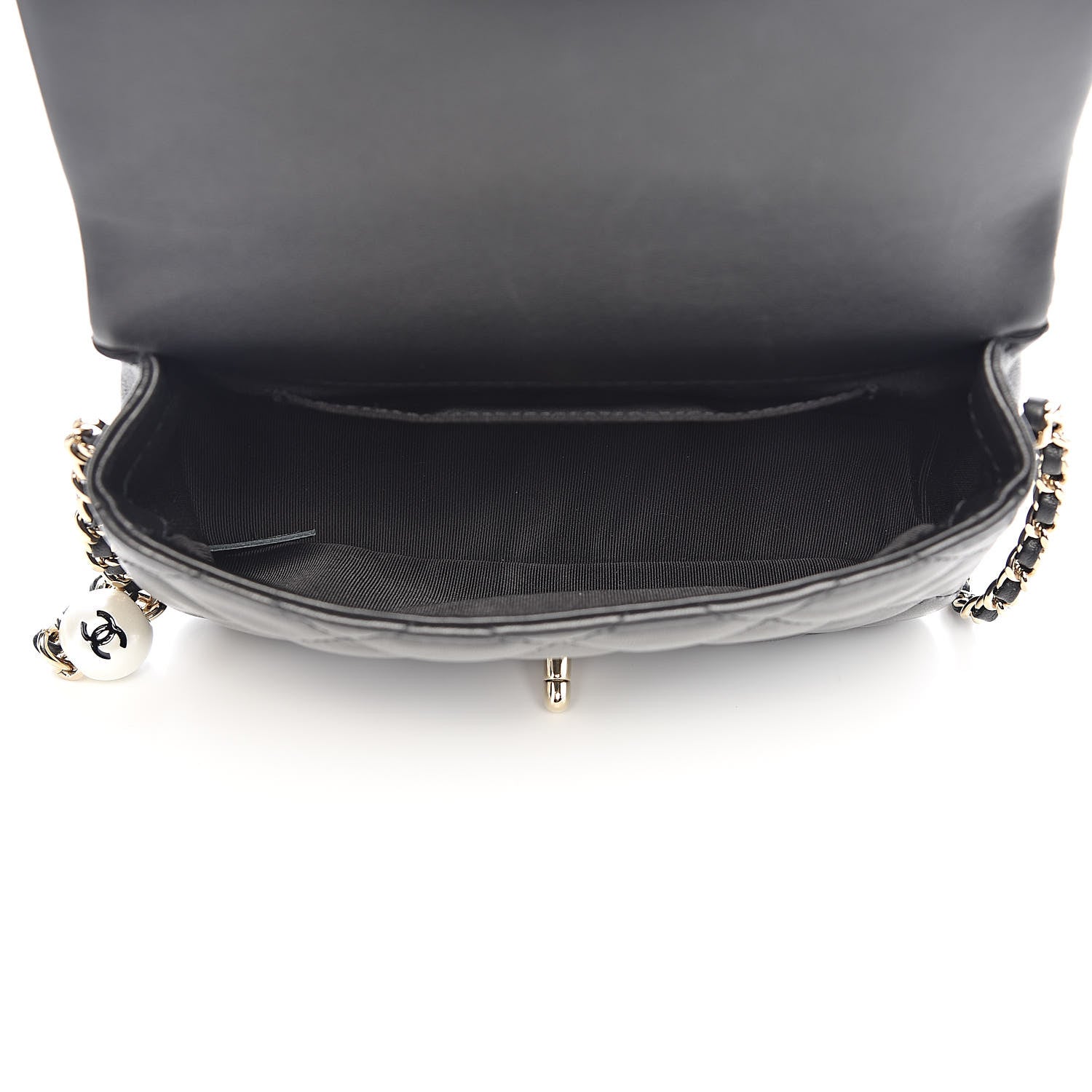 Chanel Lambskin Quilted Mini My Precious Flap Black 5 of 11
