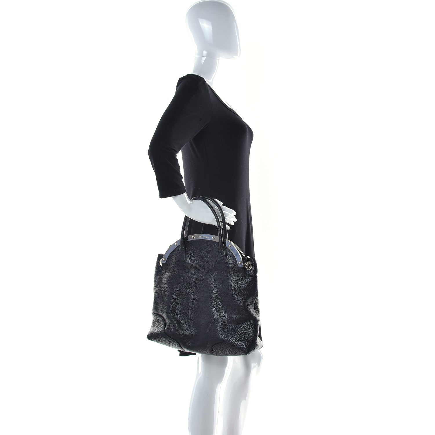 Dolce & Gabbana Calfskin Miss Camp Shoulder Bag Black 3 of 11