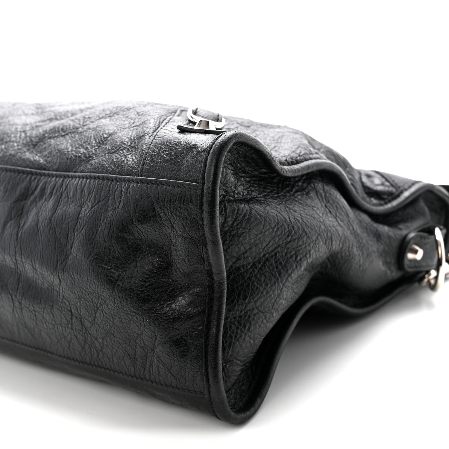 Balenciaga Agneau Classic Silver Hardware City Black 10 of 11