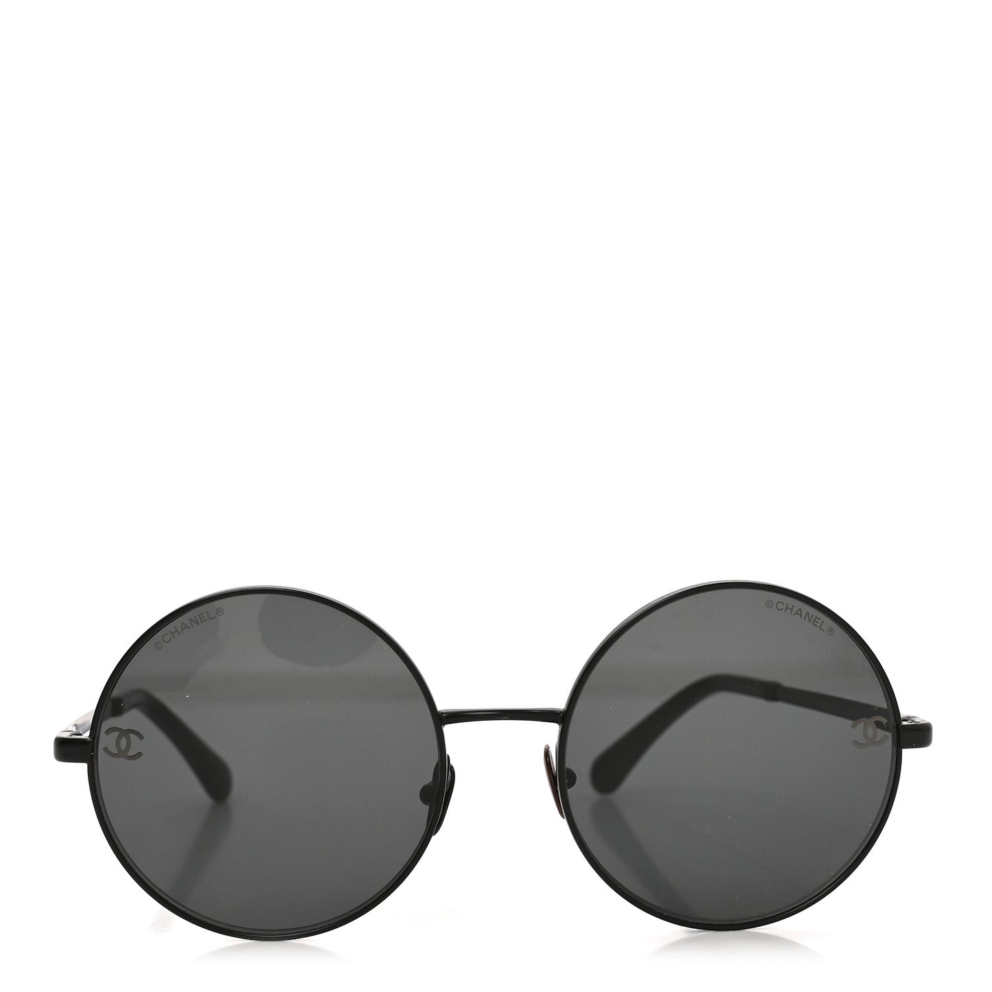 Metal Round Sunglasses 4268 Black