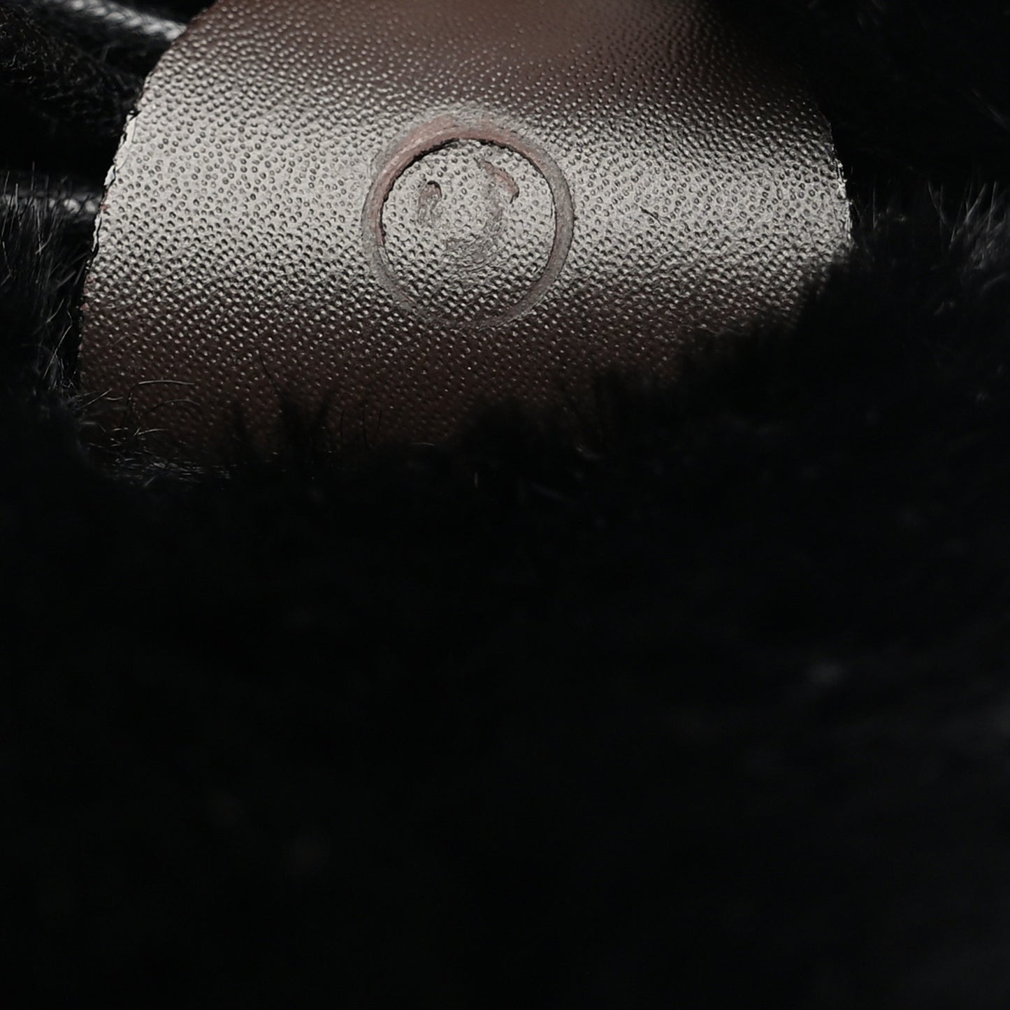 Fur Monogram Pillow Comfort Ankle Boot 37 Black