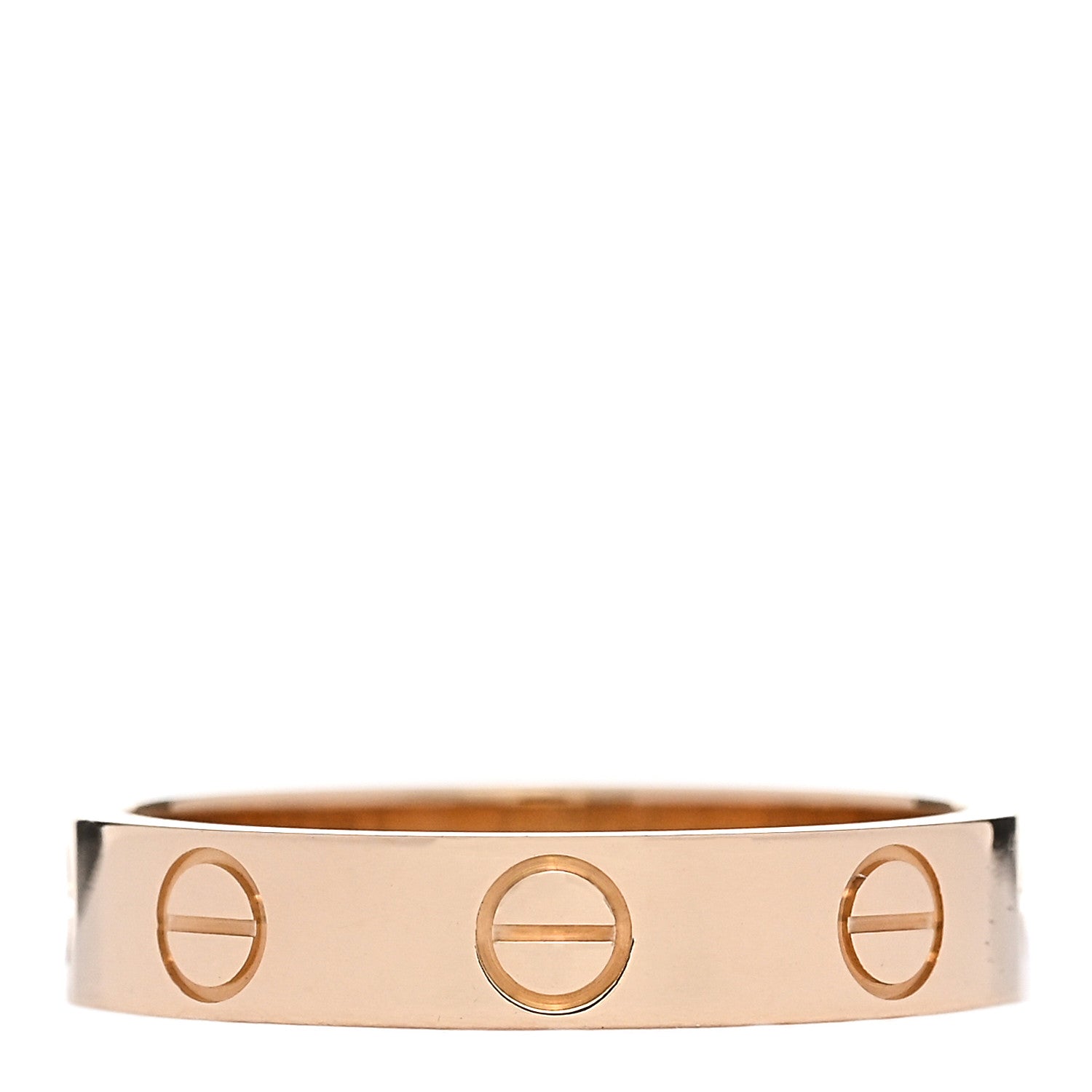 Cartier 18K Yellow Gold 3.5mm LOVE Wedding Band Ring 50 5.25 3 of 5