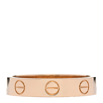 Cartier 18K Yellow Gold 3.5mm LOVE Wedding Band Ring 50 5.25 3 of 5