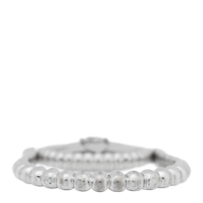 Christian Dior 18K White Gold Diamond Rose Des Vents Pave Ring 49 5 4 of 6